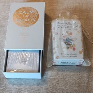 Calm the Chaos and When My Soul Whispered Card Decks